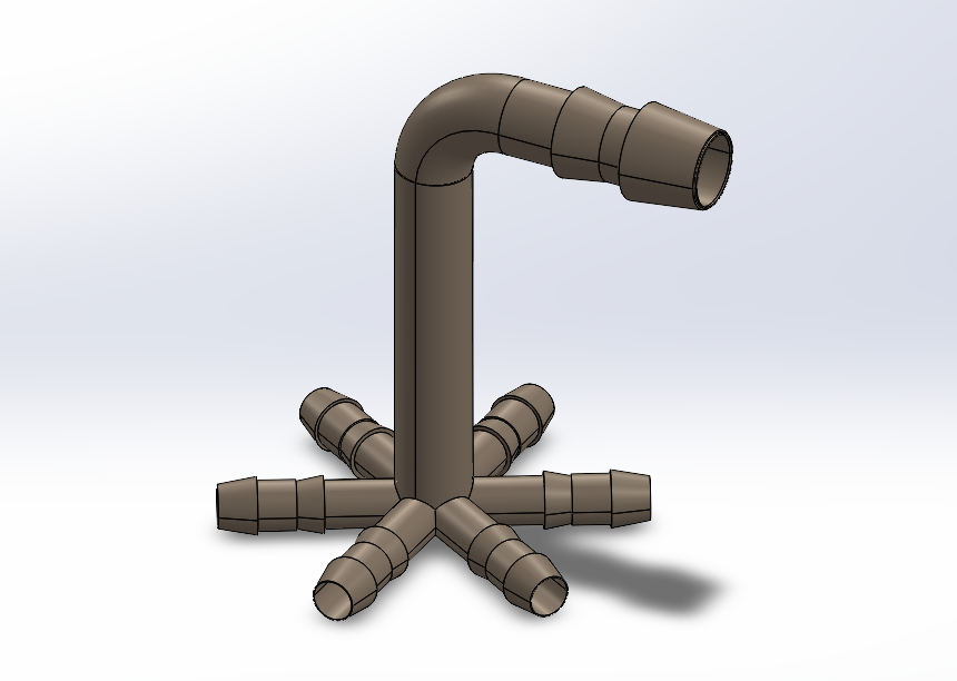 6 Way Water Fitting